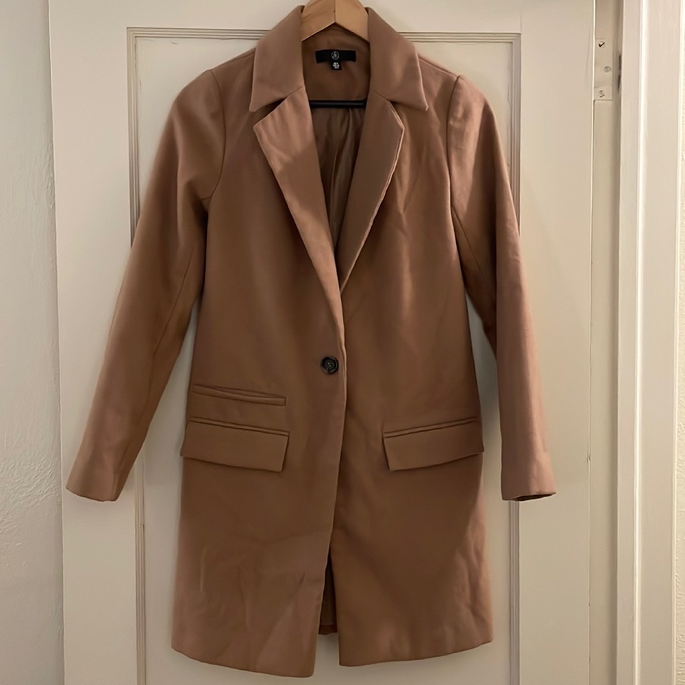 Asos Missguided light Brown Coat